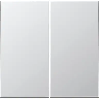 JUNG AL 1702 dimmerknop 2-voudig serietastdimmer LS990 aluminium