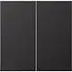 JUNG AL 1702 D dimmerknop 2-voudig serietastdimmer LS990 dark gelakt aluminium