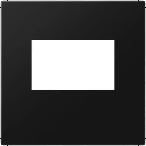 JUNG A 1569 USB SWM centraalplaat USB-lader met klikbevestiging A-range grafietzwart mat