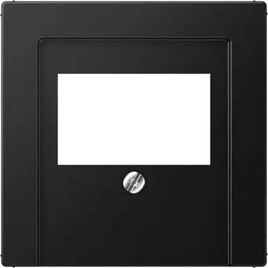 JUNG A 569 BFPLT SWM centraalplaat multimedia A-range grafietzwart mat