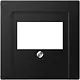 JUNG A 569 BFPLT SWM centraalplaat multimedia A-range grafietzwart mat