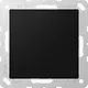 JUNG A 594-0 SWM centraalplaat blinddeksel incl. draagframe A-range grafietzwart mat