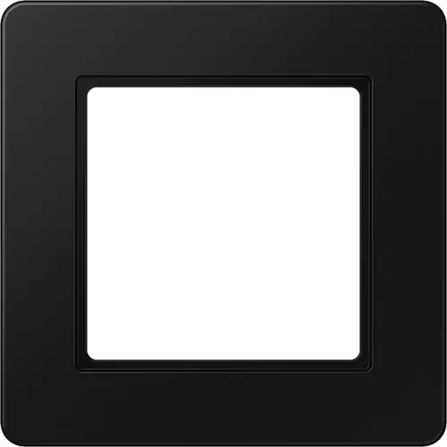JUNG AF 581 BF SWM afdekraam 1-voudig A Flow grafietzwart mat