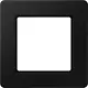 JUNG AF 581 BF SWM afdekraam 1-voudig A Flow grafietzwart mat