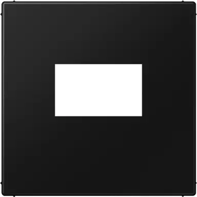 JUNG LS 1969 USB SWM centraalplaat USB-lader met klikbevestiging LS990 grafietzwart mat