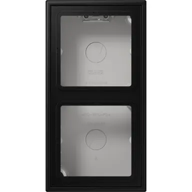 JUNG LS 582 A SWM opbouwbak 2-voudig LS990 grafietzwart mat