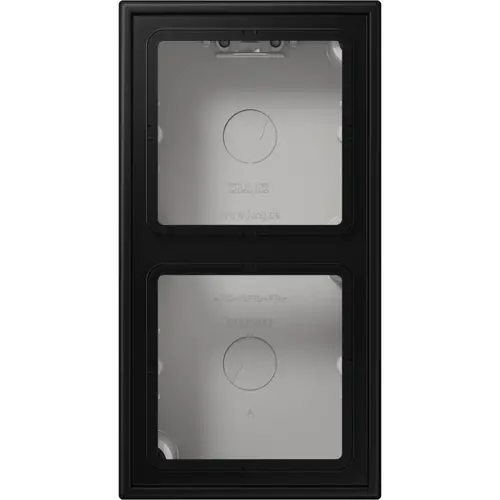JUNG LS 582 A SWM opbouwbak 2-voudig LS990 grafietzwart mat