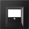 JUNG LS 969 T SWM centraalplaat multimedia LS990 grafietzwart mat