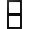 JUNG LS 982 SWM afdekraam 2-voudig LS990 grafietzwart mat