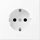 JUNG LS 1520 N WWM wandcontactdoos randaarde LS990 sneeuwwit mat