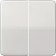 JUNG CD 1702 LG dimmerknop 2-voudig serietastdimmer CD500 lichtgrijs