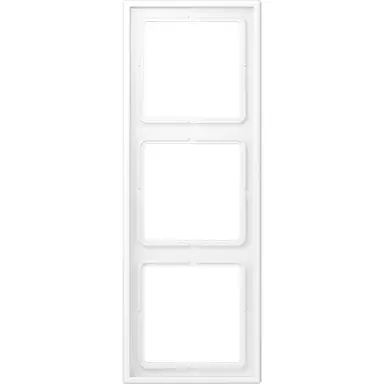 JUNG LS 983 WWM afdekraam 3-voudig LS990 sneeuwwit mat