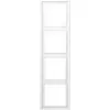 JUNG LS 984 WWM afdekraam 4-voudig LS990 sneeuwwit mat