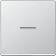 JUNG A 101 KO5 AL schakelwip met controlevenster voor HOME draadloze schakelaar A-range aluminium