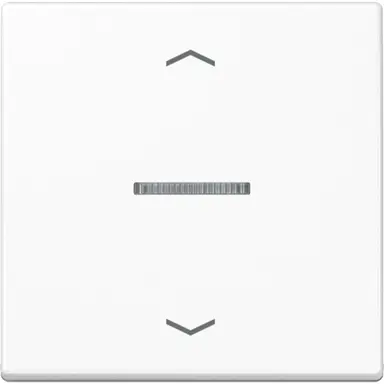 JUNG A 101 KO5P BF WW schakelwip met controlevenster en pijlsymbolen voor HOME draadloze schakelaar A-range alpine wit