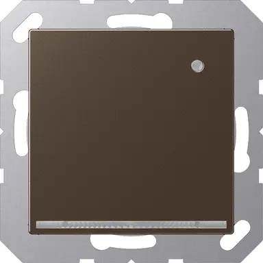 JUNG A 1539-O MO LNW LED-orientatieverlichting met geïntegreerde lichtsensor A-range mokka