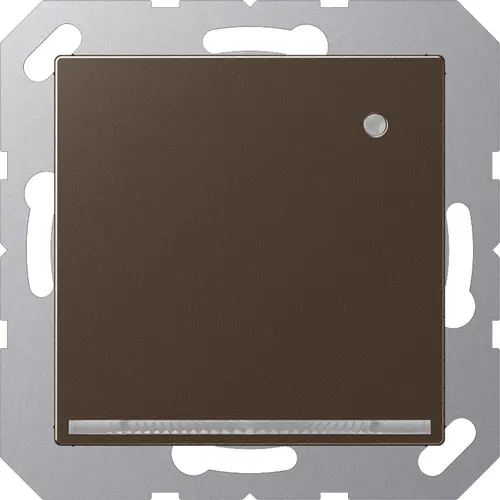 JUNG A 1539-O MO LNW LED-orientatieverlichting met geïntegreerde lichtsensor A-range mokka