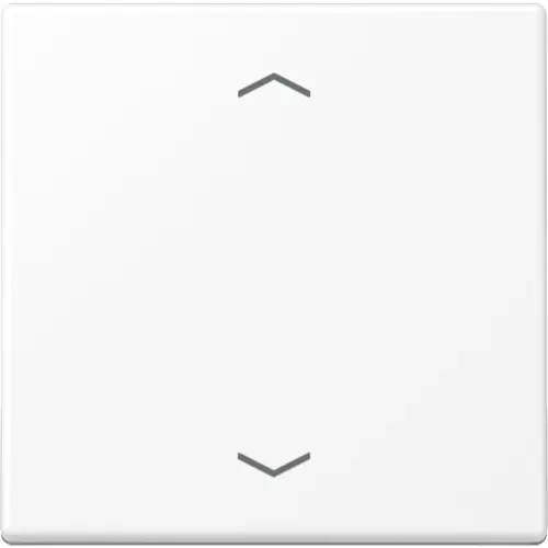 JUNG A 1700 BFP WWM knop met pijlsymbolen tbv elektronische jaloezieactor A-range sneeuwwit mat