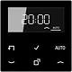 JUNG A 1750 D SW timer standaard met display A-range zwart glans