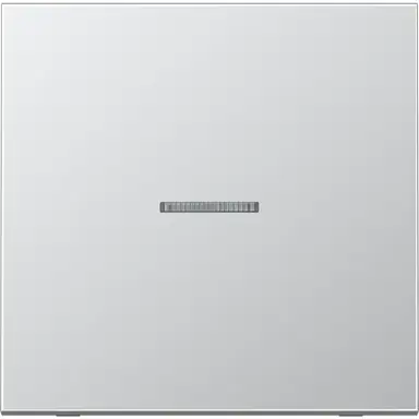 JUNG AL 101 KO5 schakelwip met controlevenster voor HOME draadloze schakelaar LS990 aluminium