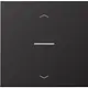 JUNG AL 101 KO5P D schakelwip met controlevenster en pijlsymbolen voor HOME draadloze schakelaar LS990 dark gelakt aluminium