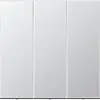 JUNG AL 993 schakelwip drievoudig LS990 aluminium