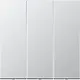 JUNG AL 993 schakelwip drievoudig LS990 aluminium