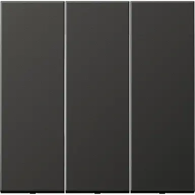 JUNG AL 993 AN schakelwip drievoudig LS990 antraciet gelakt aluminium