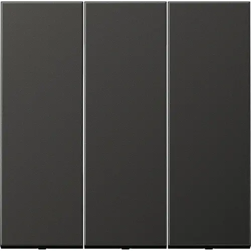 JUNG AL 993 AN schakelwip drievoudig LS990 antraciet gelakt aluminium