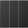 JUNG AL 993 D schakelwip drievoudig LS990 dark gelakt aluminium