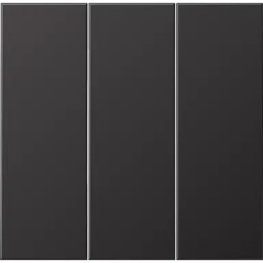 JUNG AL 993 D schakelwip drievoudig LS990 dark gelakt aluminium
