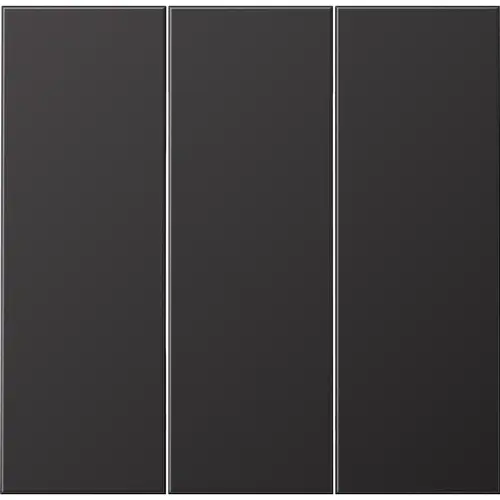 JUNG AL 993 D schakelwip drievoudig LS990 dark gelakt aluminium