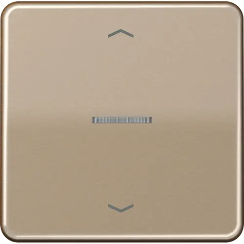 JUNG CD 101 KO5P GB schakelwip met controlevenster en pijlsymbolen voor HOME draadloze schakelaar CD500 goud brons