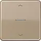 JUNG CD 101 KO5P GB schakelwip met controlevenster en pijlsymbolen voor HOME draadloze schakelaar CD500 goud brons