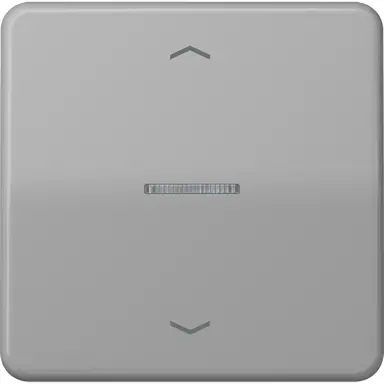 JUNG CD 101 KO5P GR schakelwip met controlevenster en pijlsymbolen voor HOME draadloze schakelaar CD500 grijs