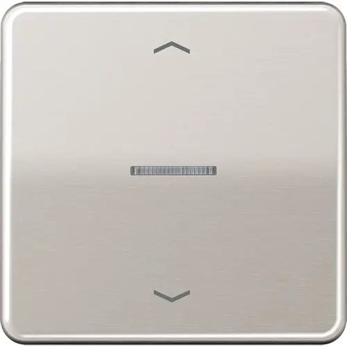 JUNG CD 101 KO5P PT schakelwip met controlevenster en pijlsymbolen voor HOME draadloze schakelaar CD500 platina
