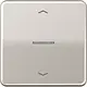 JUNG CD 101 KO5P PT schakelwip met controlevenster en pijlsymbolen voor HOME draadloze schakelaar CD500 platina