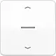 JUNG CD 101 KO5P WW schakelwip met controlevenster en pijlsymbolen voor HOME draadloze schakelaar CD500 alpine wit