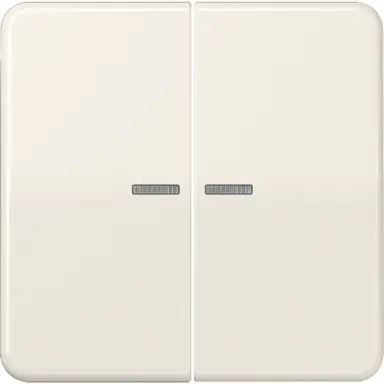 JUNG CD 102 KO5 schakelwip 2-voudig met controlevenster voor HOME draadloze schakelaar CD500 creme