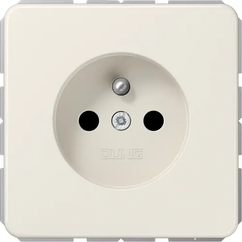 JUNG CD 1520 FKI wandcontactdoos penaarde Safety+ CD500 creme