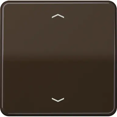 JUNG CD 1700 P BR knop met pijlsymbolen tbv elektronische jaloezieactor CD500 bruin