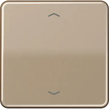 JUNG CD 1700 P GB knop met pijlsymbolen tbv elektronische jaloezieactor CD500 goud brons