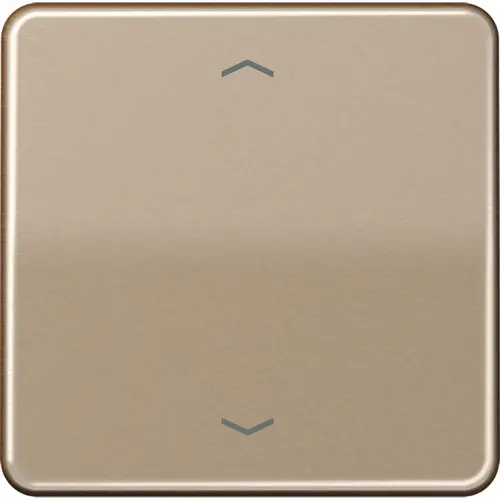 JUNG CD 1700 P GB knop met pijlsymbolen tbv elektronische jaloezieactor CD500 goud brons