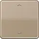 JUNG CD 1700 P GB knop met pijlsymbolen tbv elektronische jaloezieactor CD500 goud brons