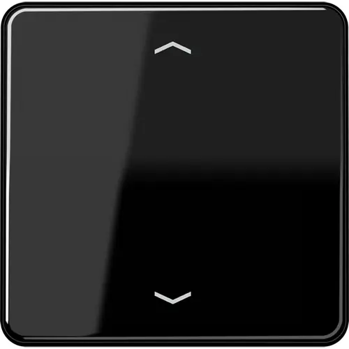 JUNG CD 1700 P SW knop met pijlsymbolen tbv elektronische jaloezieactor CD500 zwart glans