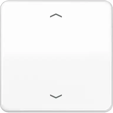 JUNG CD 1700 P WW knop met pijlsymbolen tbv elektronische jaloezieactor CD500 alpine wit
