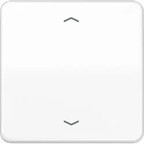 JUNG CD 1700 P WW knop met pijlsymbolen tbv elektronische jaloezieactor CD500 alpine wit