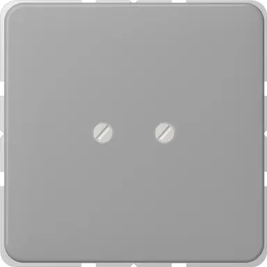 JUNG CD 561 B GR centraalplaat blinddeksel geschroefd incl. draagframe CD500 grijs