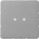 JUNG CD 561 B GR centraalplaat blinddeksel geschroefd incl. draagframe CD500 grijs