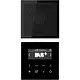 JUNG DAB LS1 SW smart radio DAB+ set met 1 luidspreker LS990 zwart glans